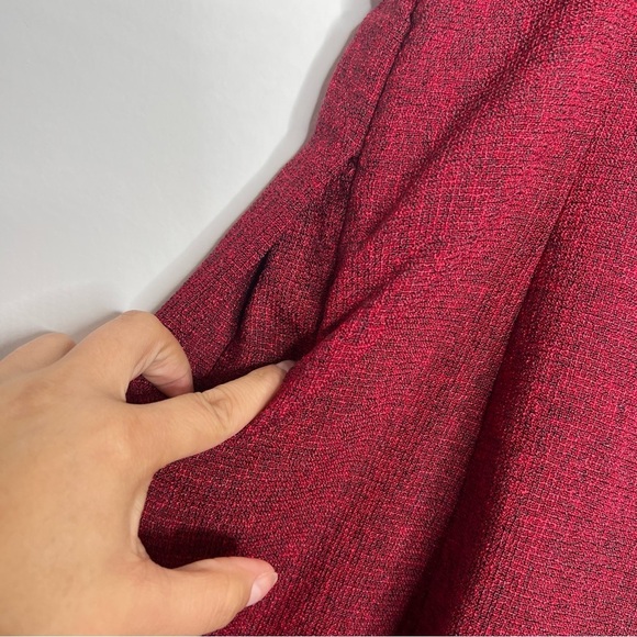 eShakti Cross-Hatch Suiting A-Line Dress 2 - Picture 8 of 9